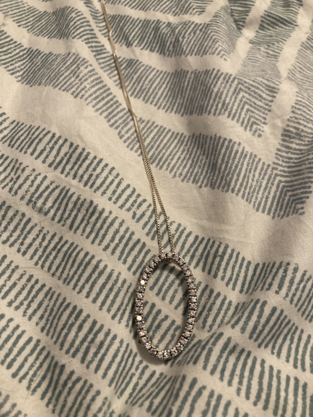 925 Sterling Silver Oval necklace - photo 3