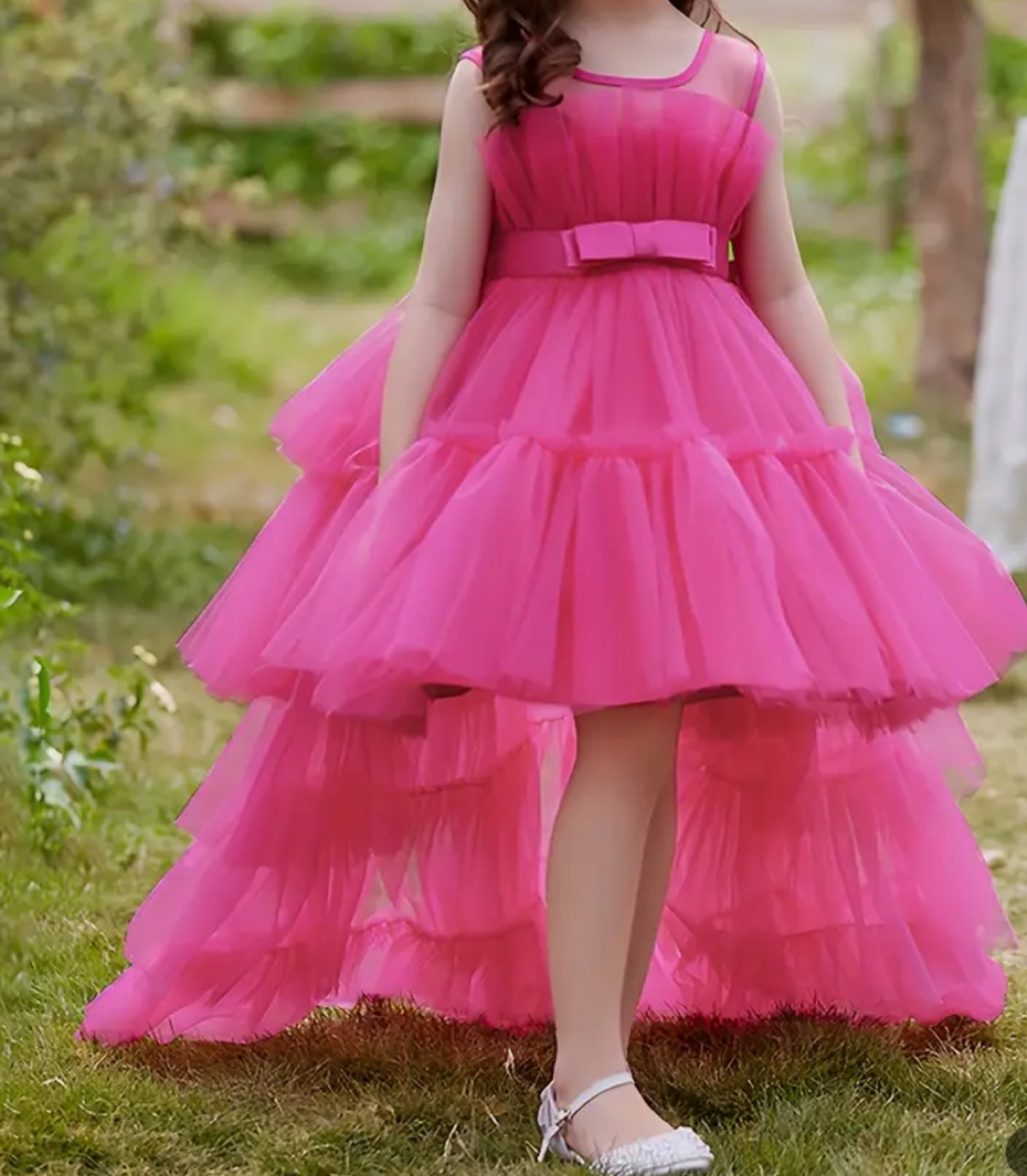 Pink Tulle High Low Dress - photo 4