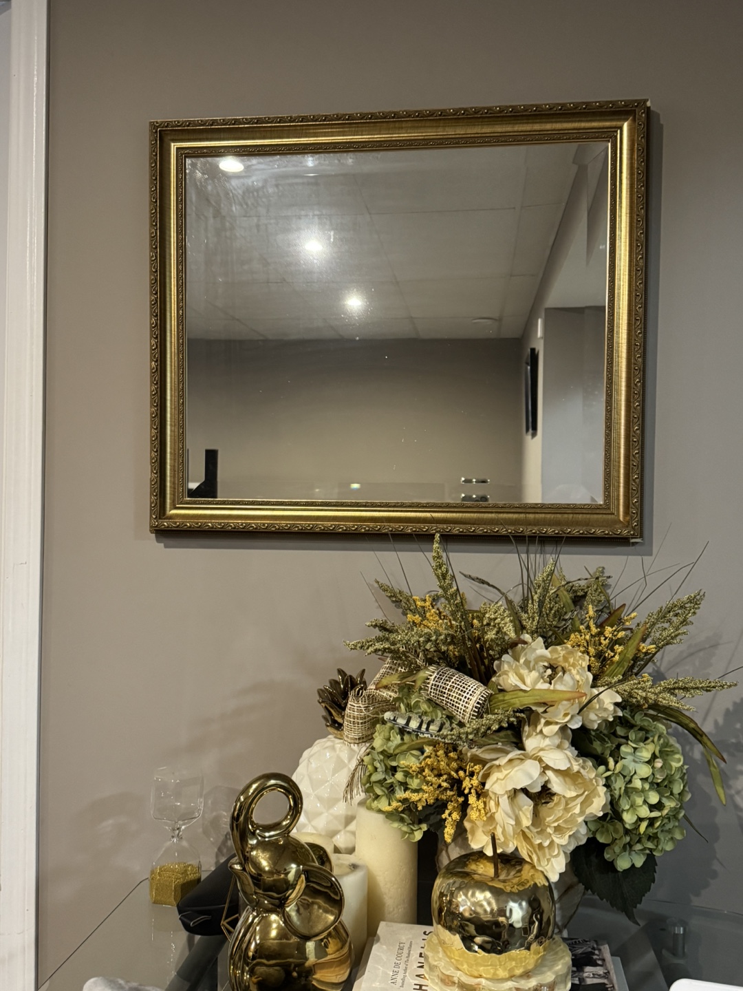 Gold Ornate Mirror