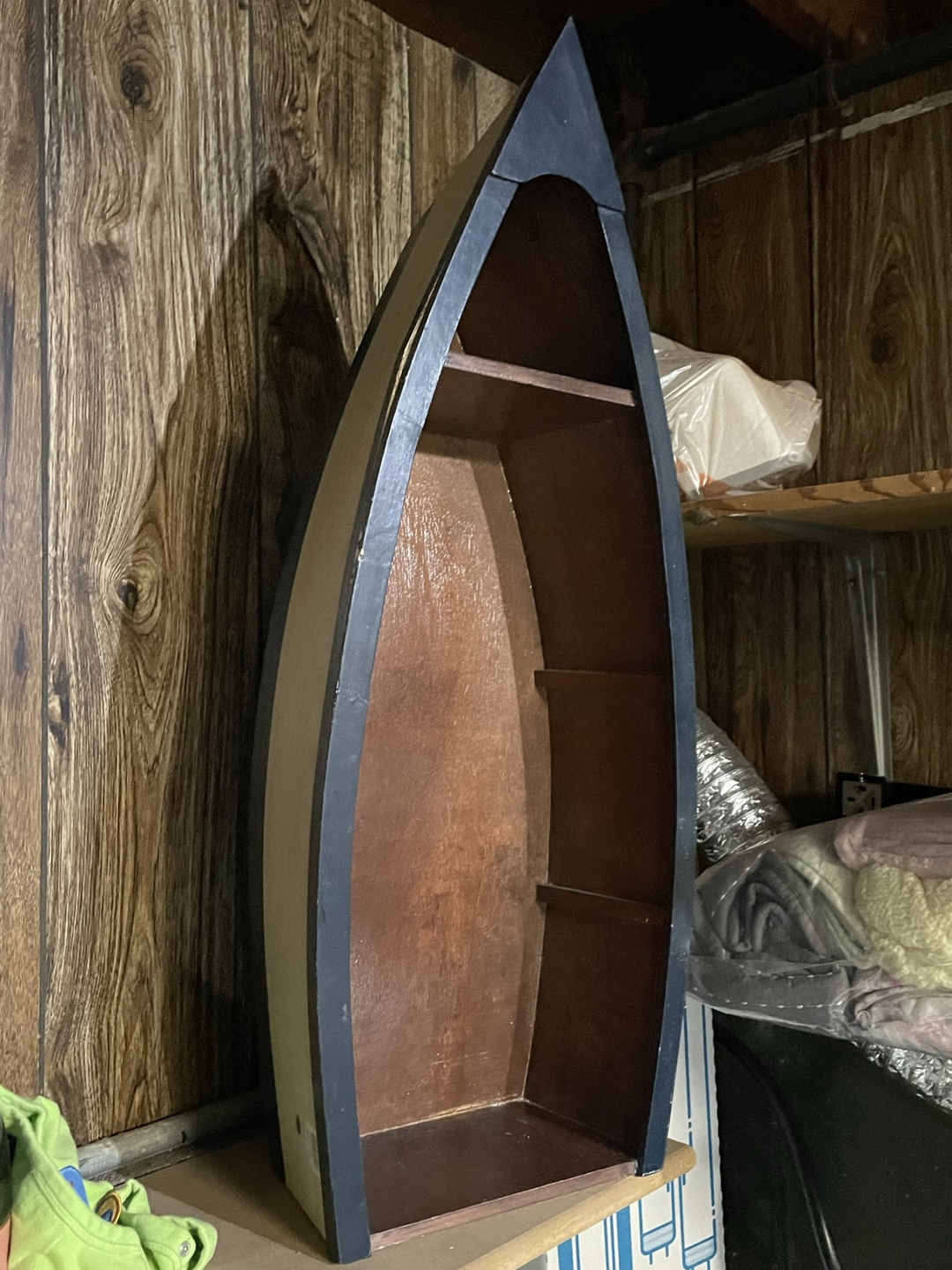 Wooden Boat Shelf