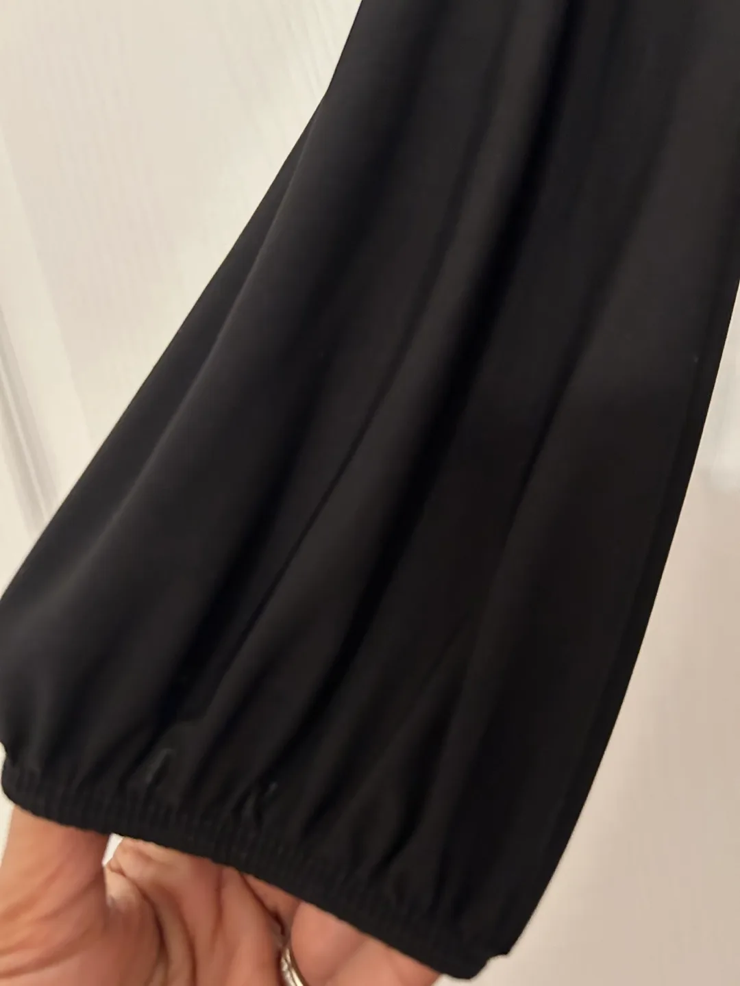 Plunging Neck Black Jumpsuit image indicator(3)