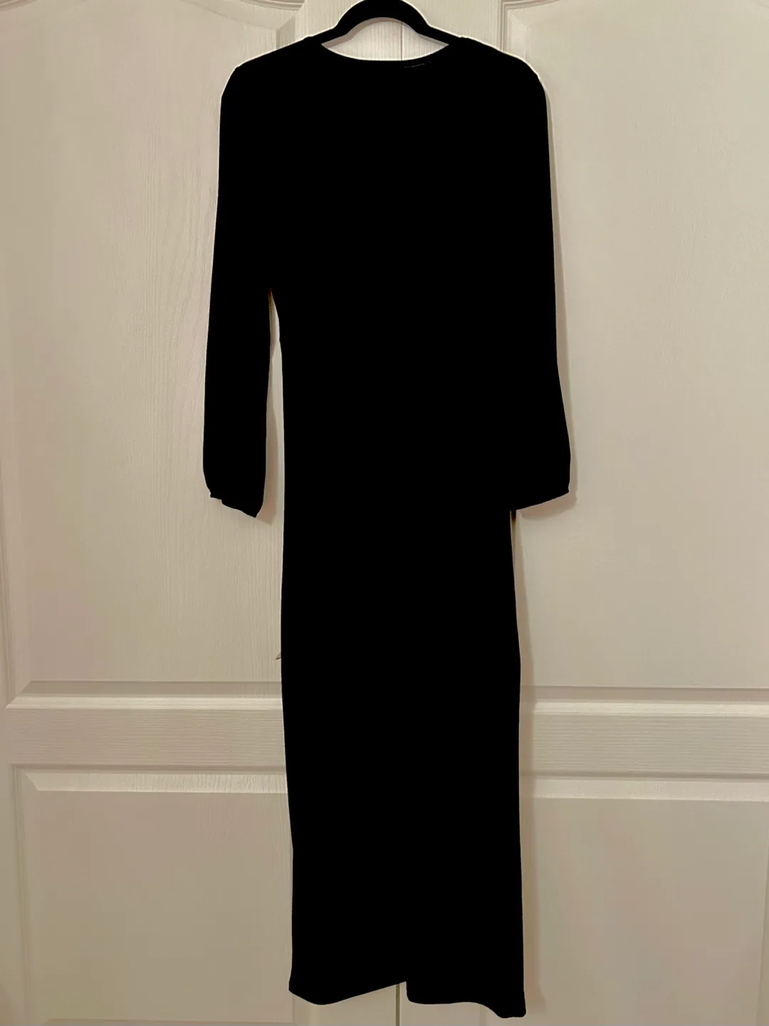 Plunging Neck Black Jumpsuit image indicator(2)