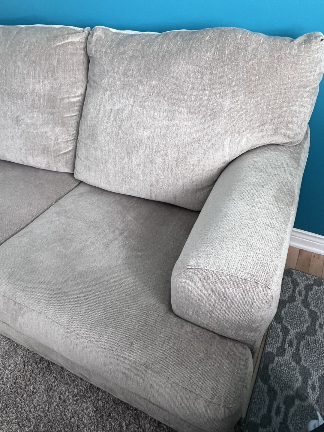 Grey Sofa with Four Pillows - photo 4