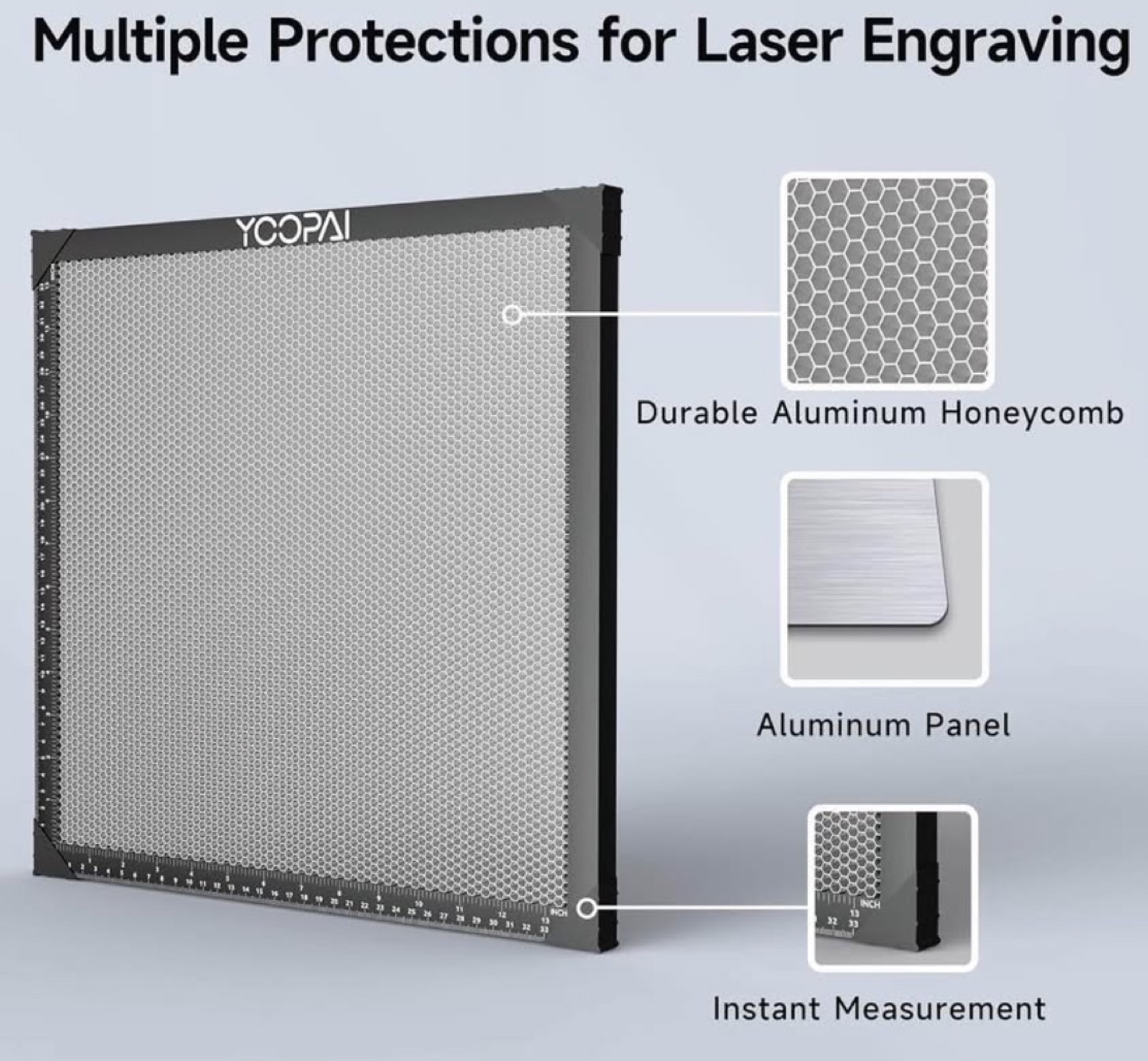 YOCOPAI 15.70 Inch Laser Engraving Honeycomb Bed - photo 3