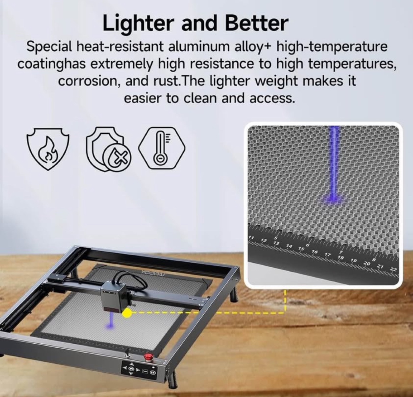 YOCOPAI 15.70 Inch Laser Engraving Honeycomb Bed - photo 2