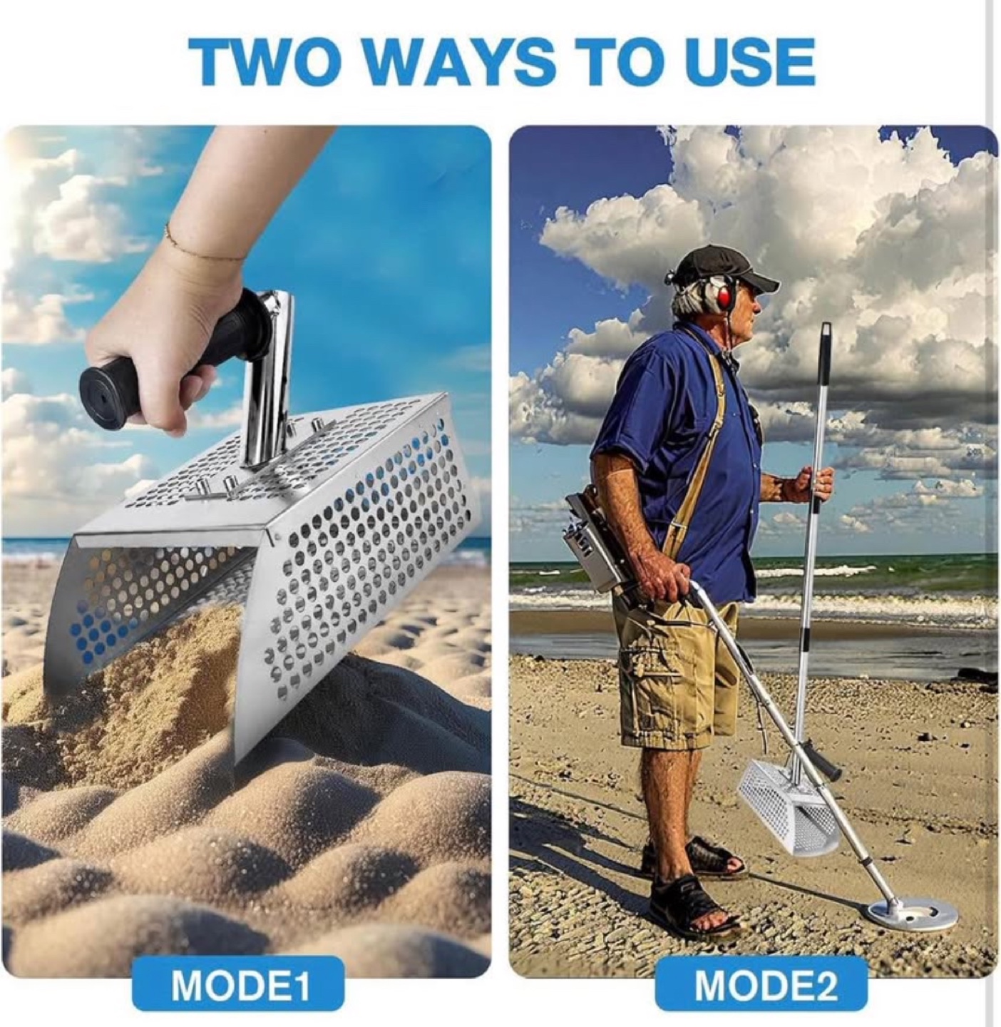 Metal Sand Scoop with Telescoping Handle - photo 3