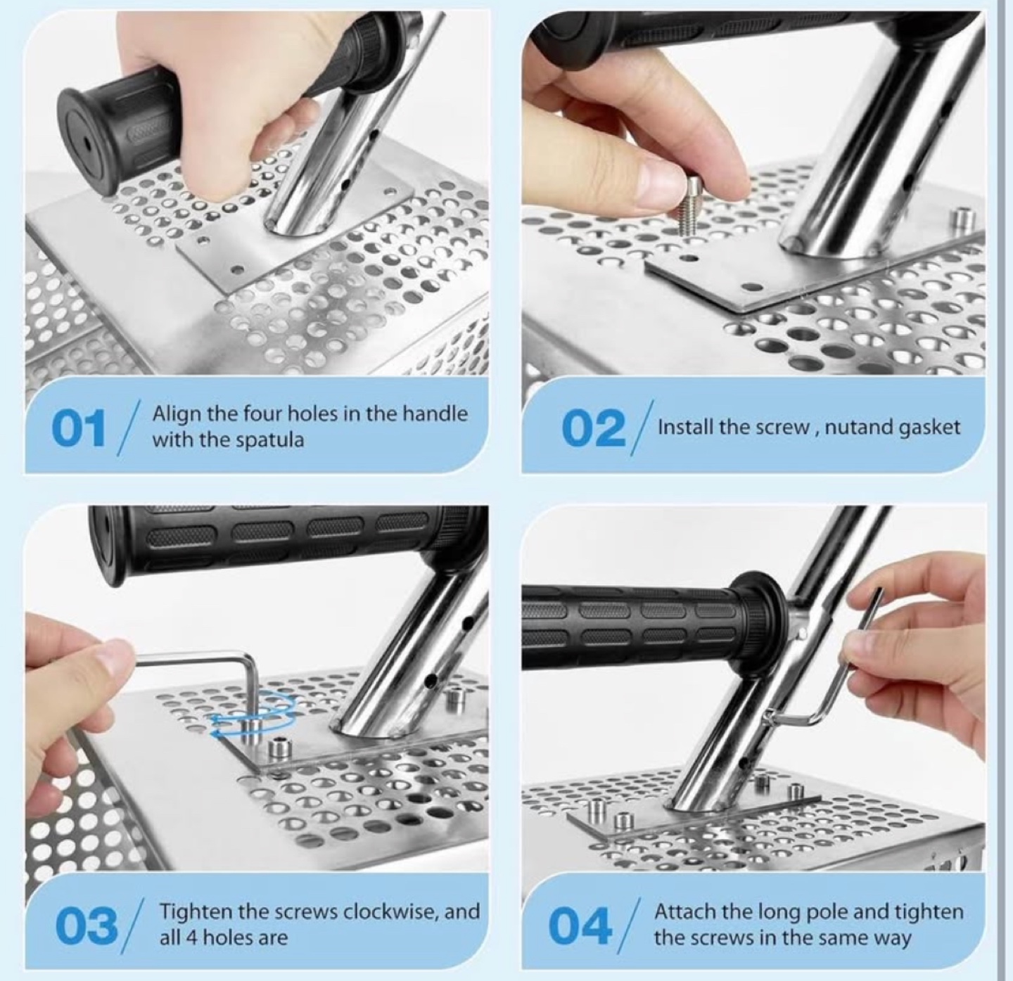 Metal Sand Scoop with Telescoping Handle - photo 4