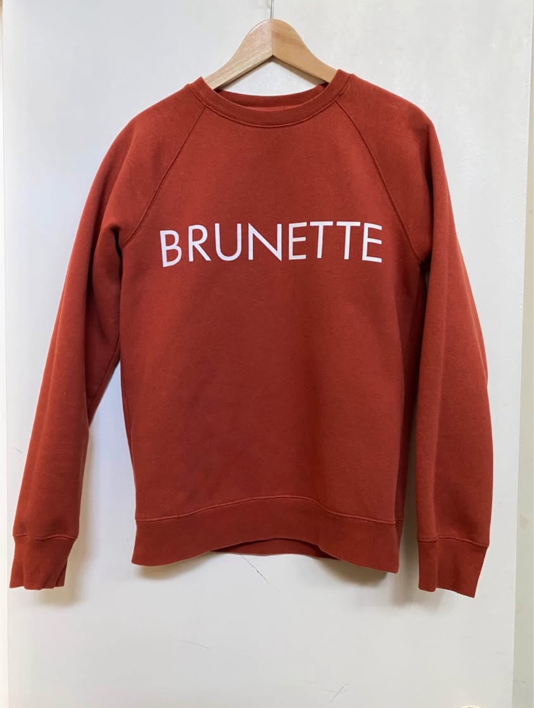 Brunette The Label Rust Crewneck Sweater
