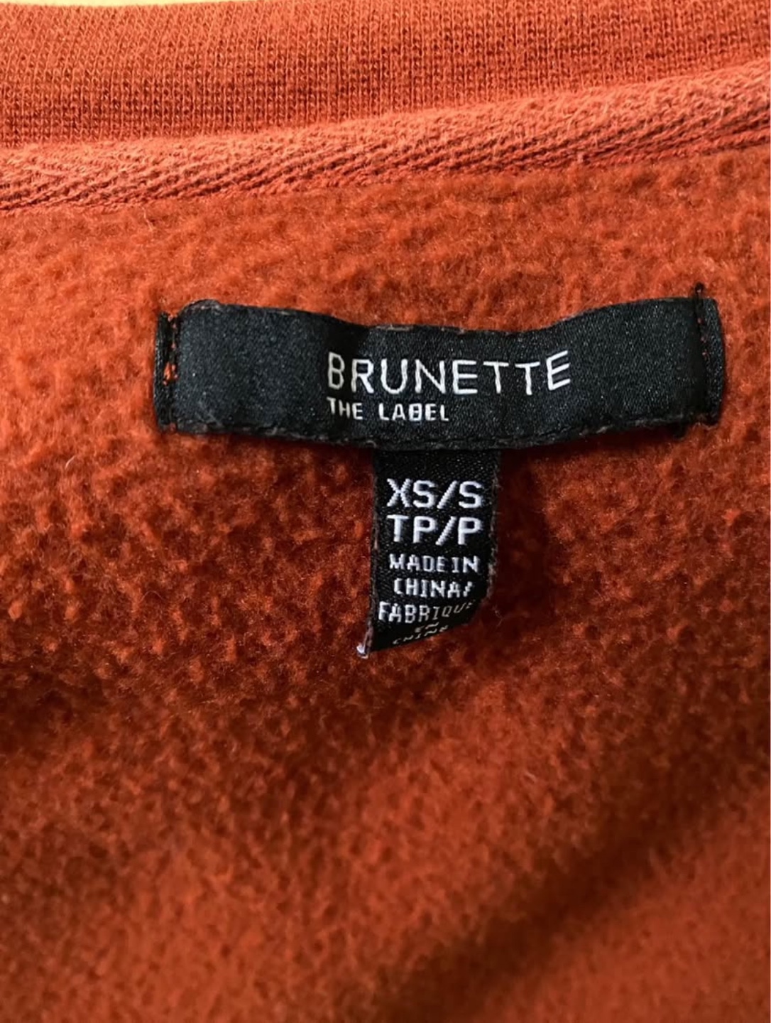 Brunette The Label Rust Crewneck Sweater - photo 2