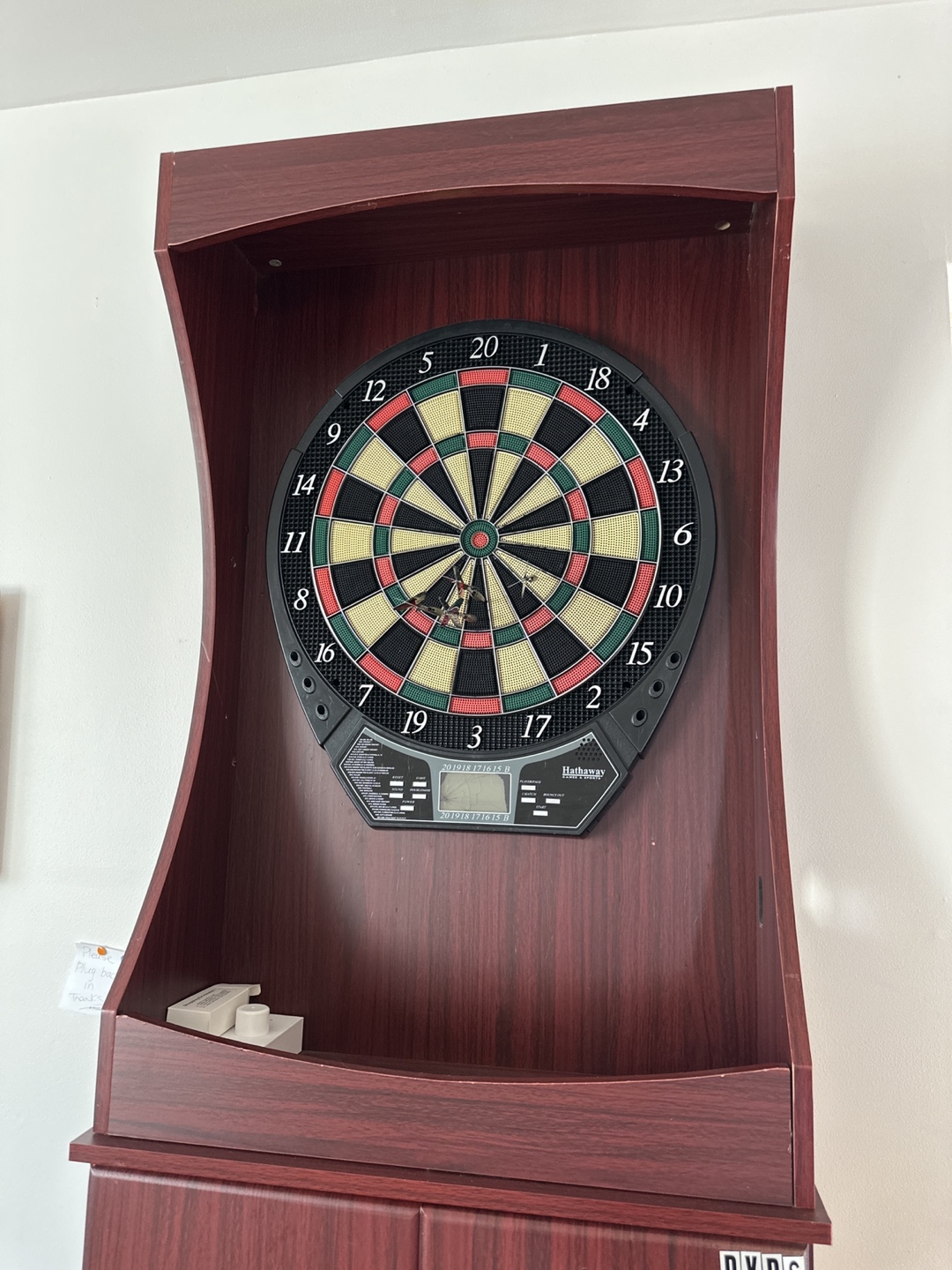 Electronic Dartboard Cabinet