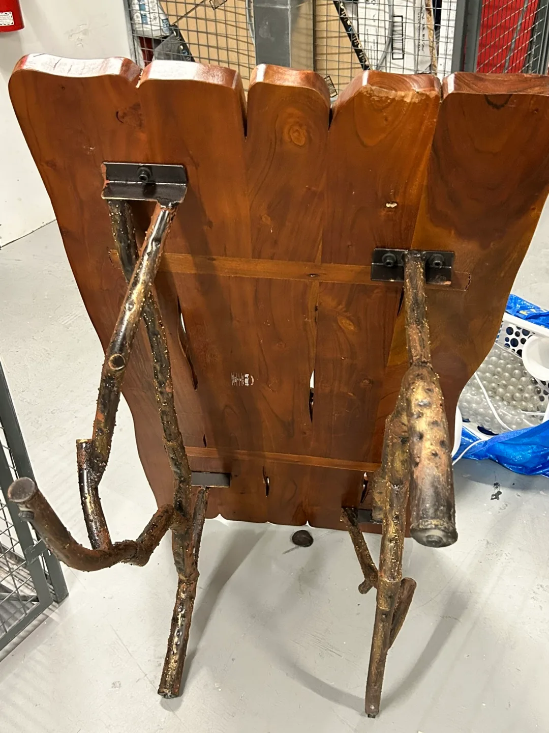 Rustic Wood and Metal Coffee Table “Cortez Coffee Table” image indicator(4)