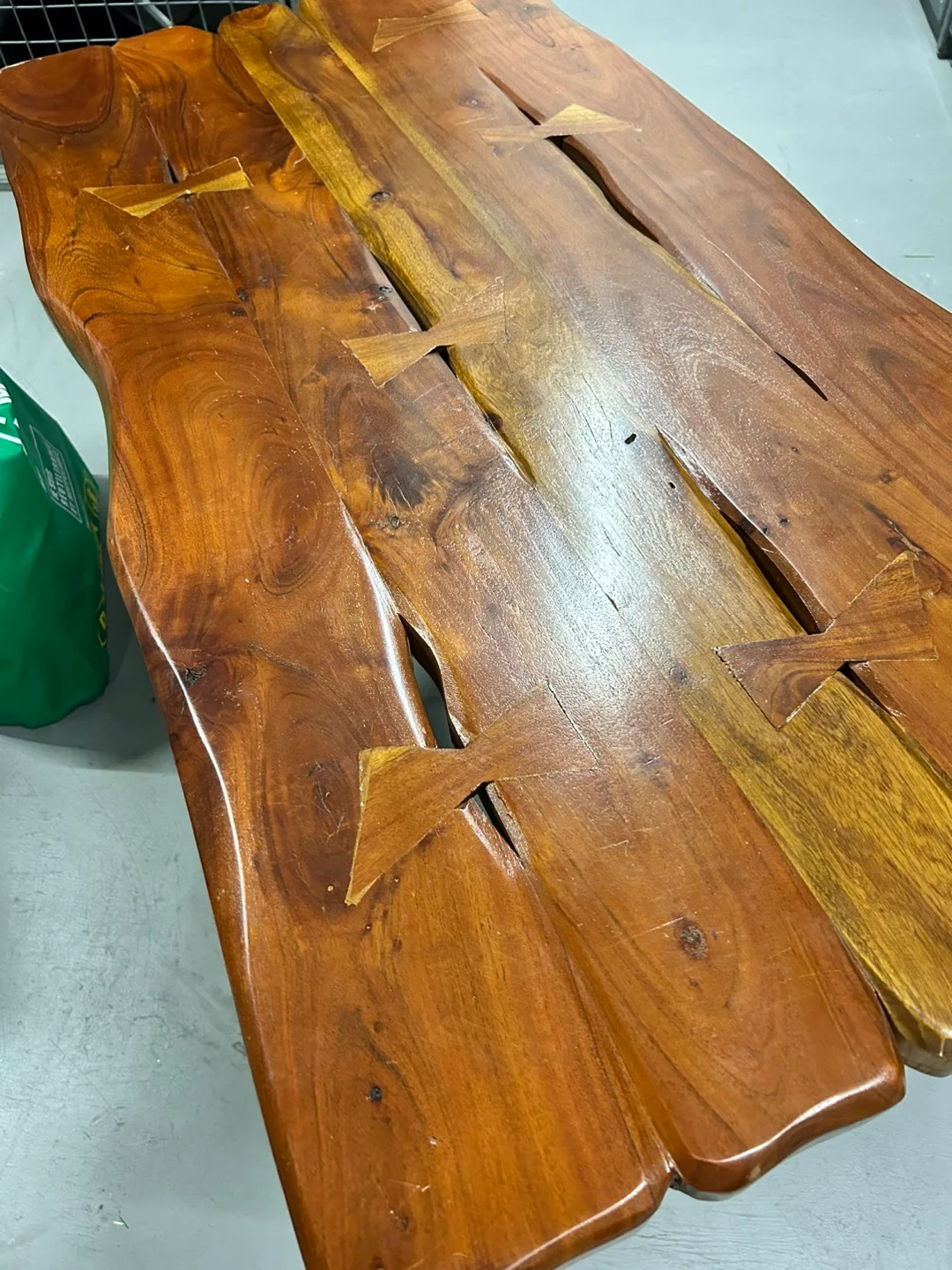 Rustic Wood and Metal Coffee Table “Cortez Coffee Table” image indicator(3)