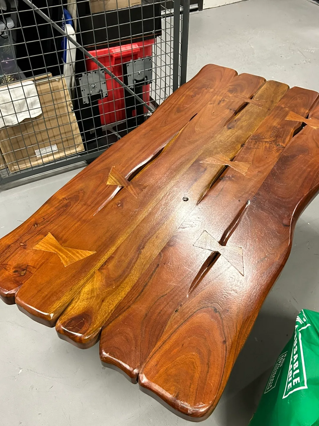 Rustic Wood and Metal Coffee Table “Cortez Coffee Table” image indicator(2)