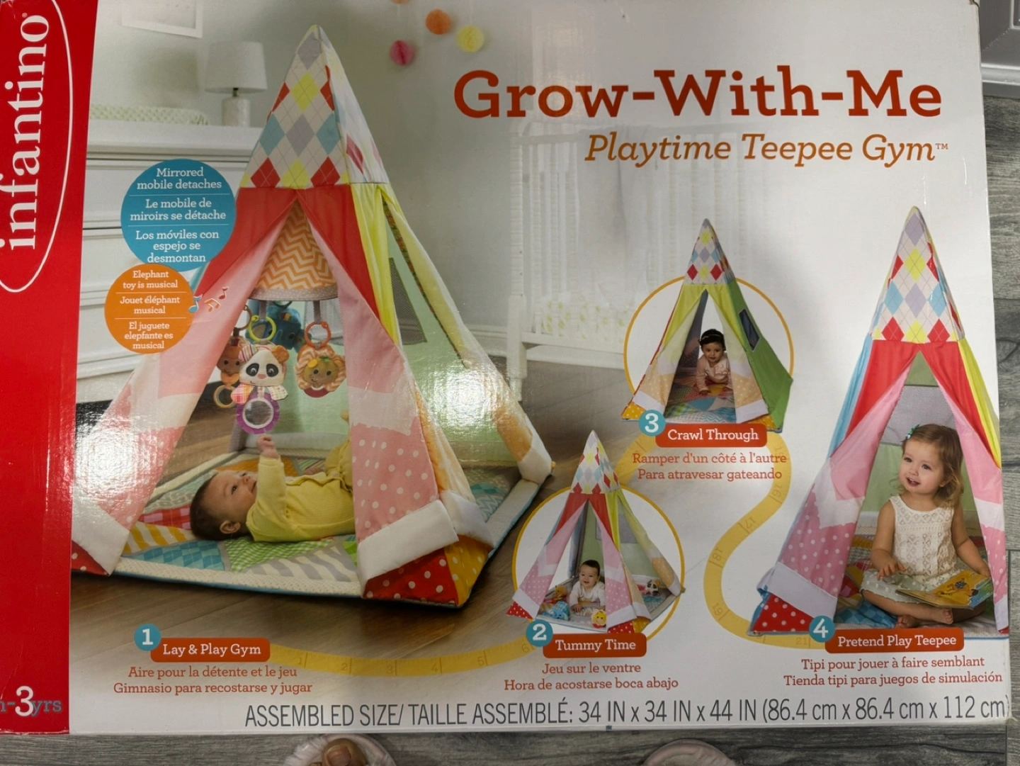 Playtime Teepee Baby Teepee Play Mat Baby Tent Outdoor Besrey Kids