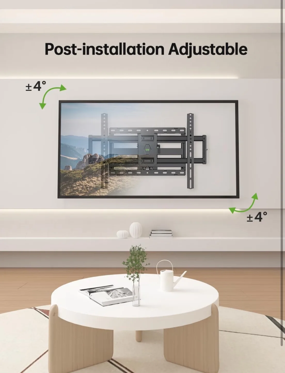 TV Wall Mount Full Motion Swivel Tilt Extendable Bracket image indicator(6)