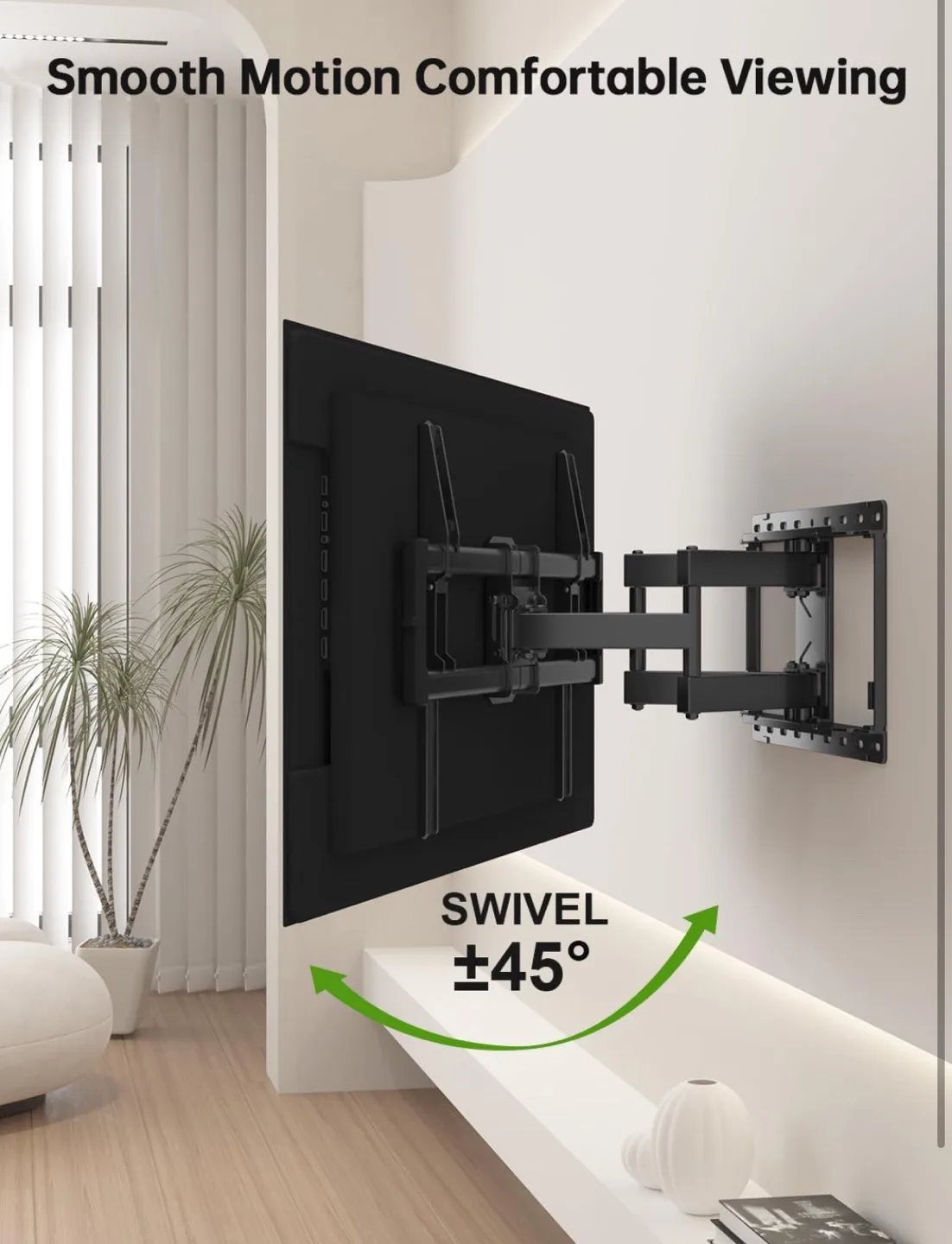 TV Wall Mount Full Motion Swivel Tilt Extendable Bracket image indicator(5)