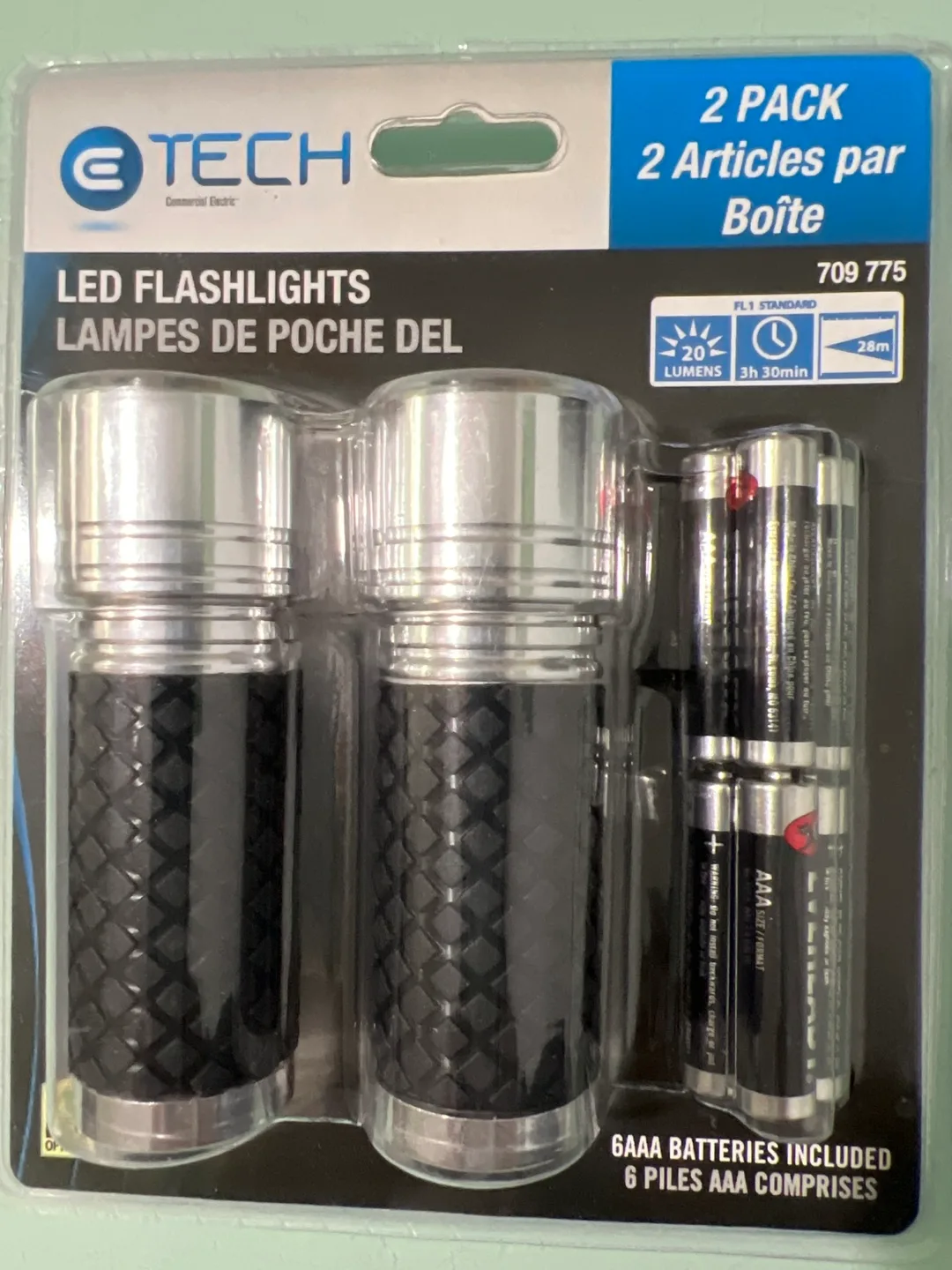 2-pack LED Flashlights thumbnail