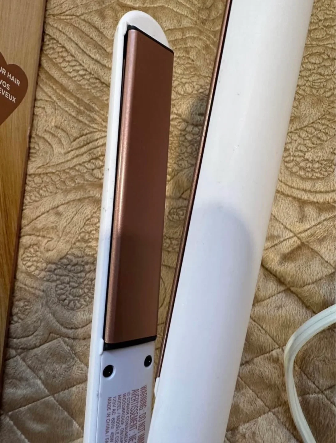 Conair Double Ceramic Flat Iron, QUO curling iron and dryer image indicator(2)