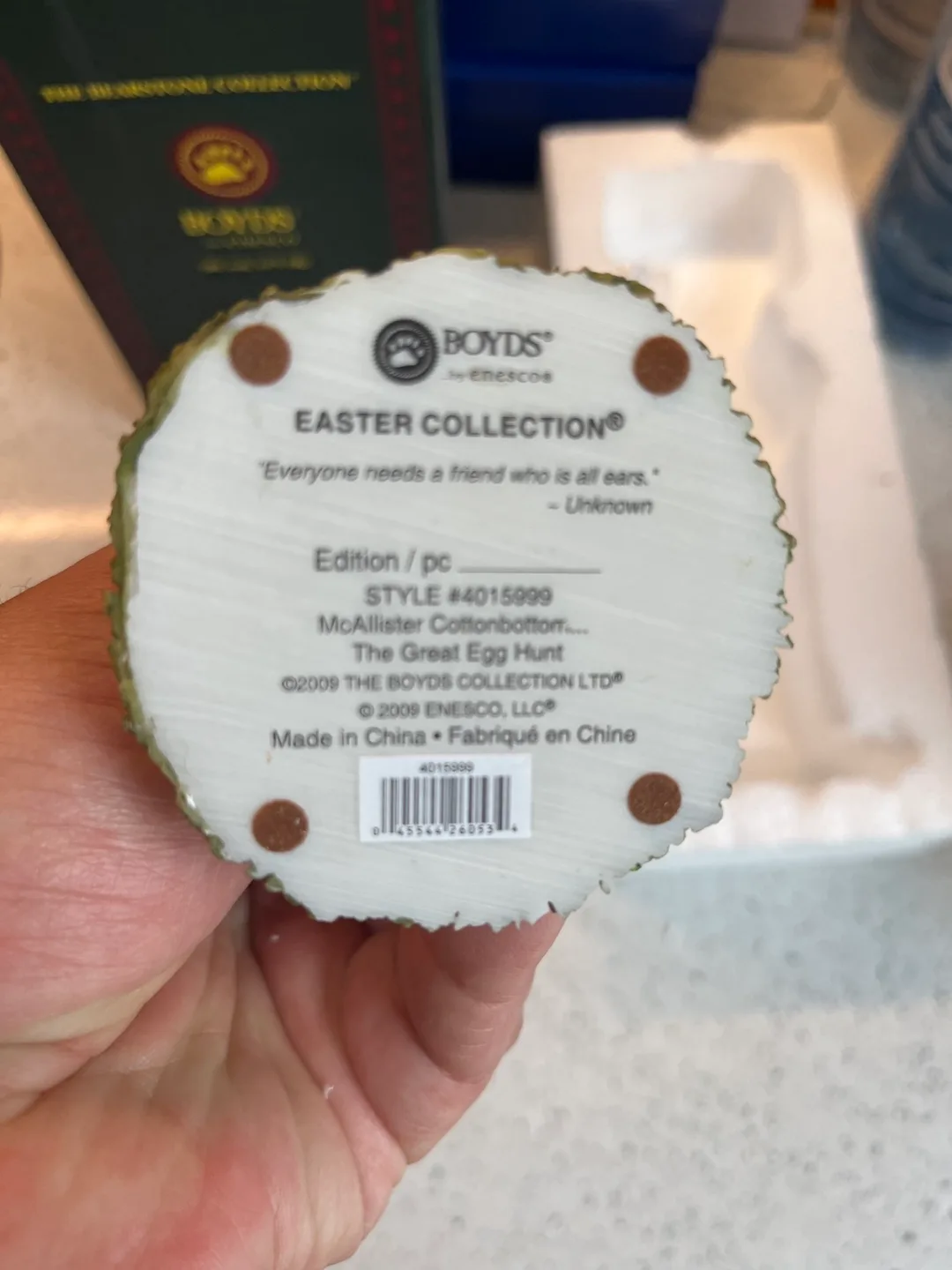 Boyd's Bearstone Collection Easter Moose Figurine image indicator(6)