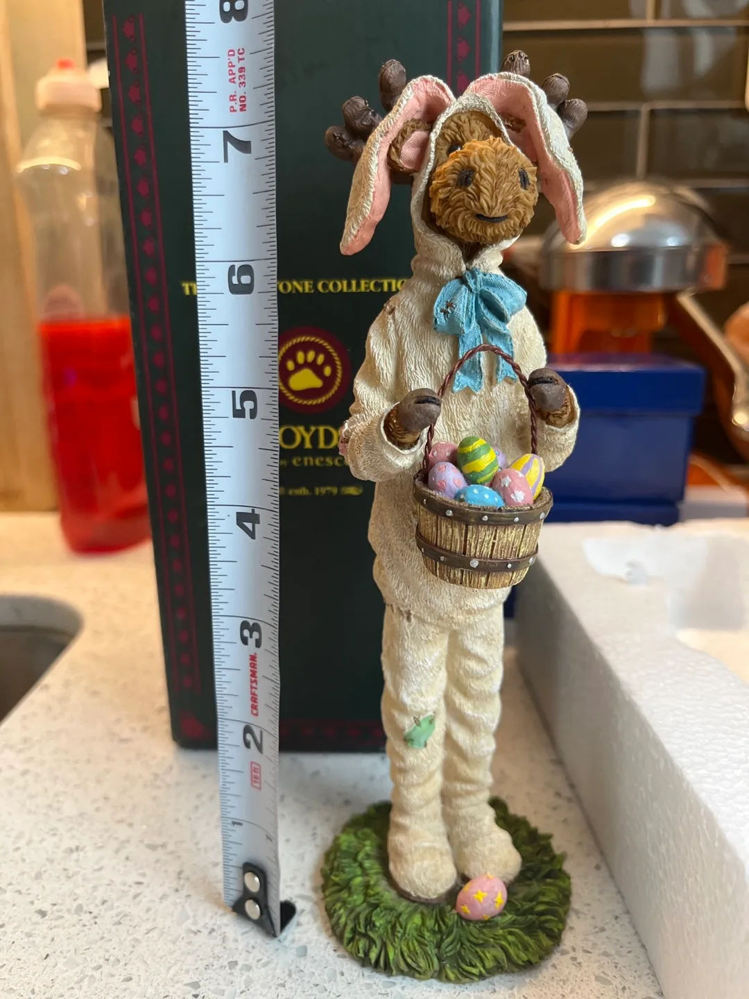 Boyd's Bearstone Collection Easter Moose Figurine image indicator(7)