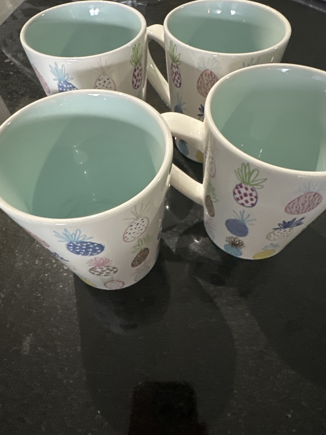 Set of 4 Pineapple Mugs - photo 2