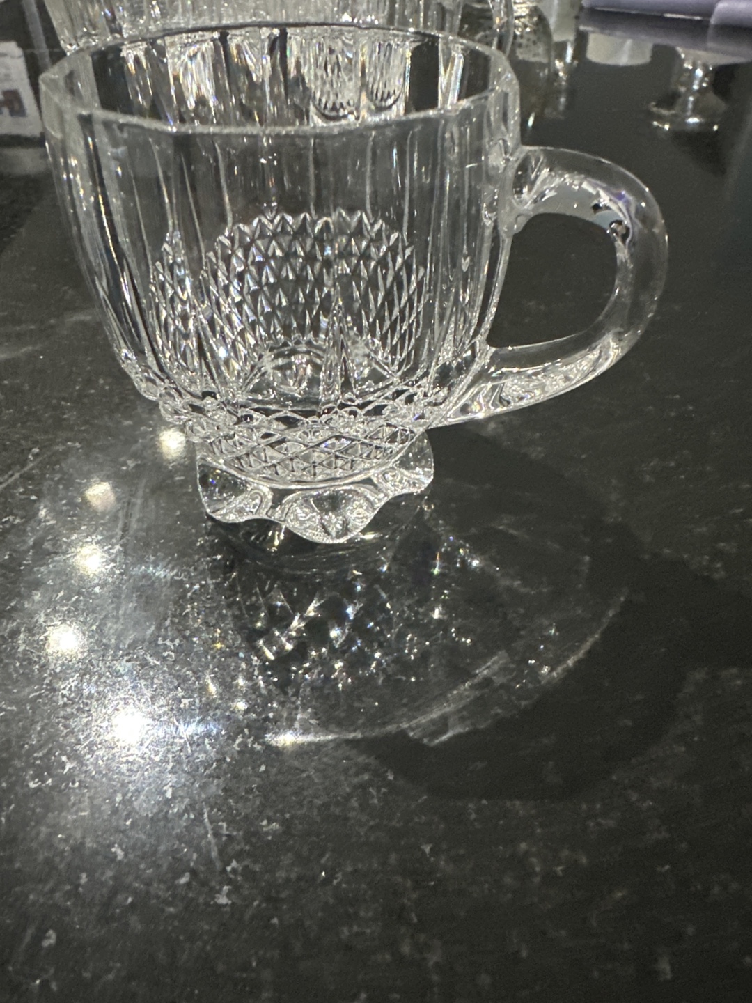 Set of 6 Crystal Cups - photo 2