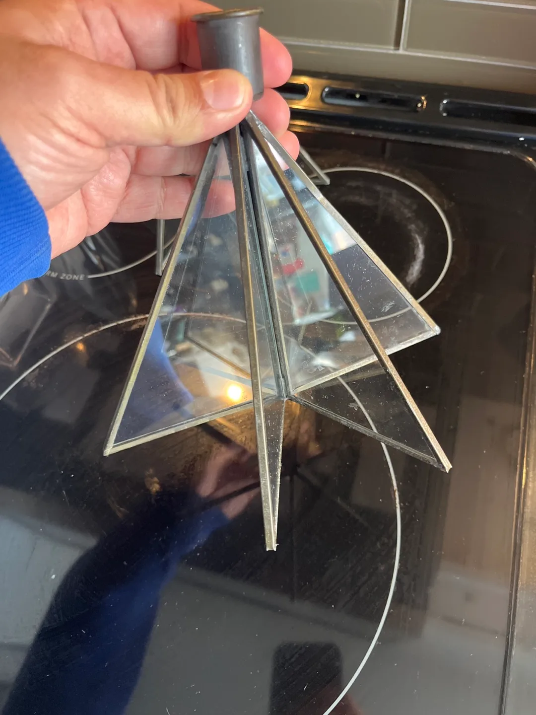 Set of 2 Glass Candle Holders image indicator(3)