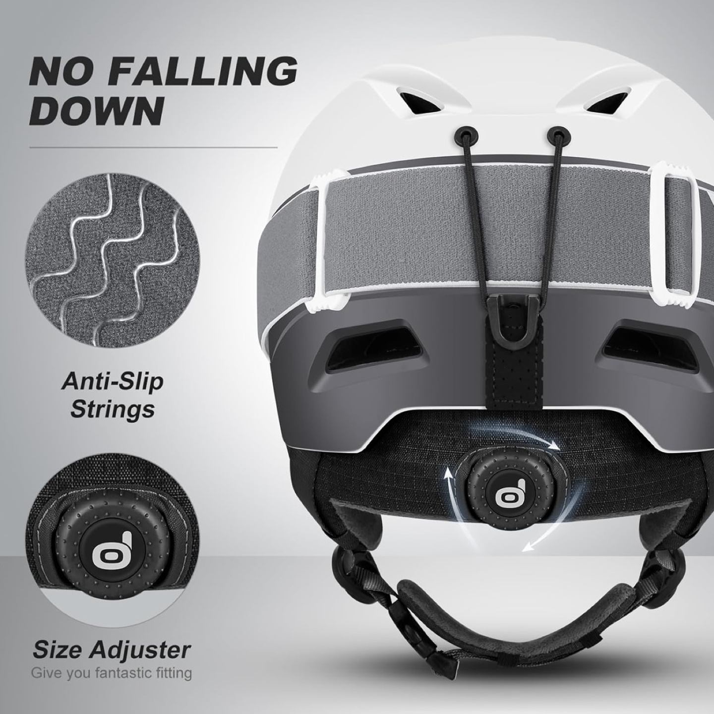 Odoland Ski Helmet with Goggles - photo 2