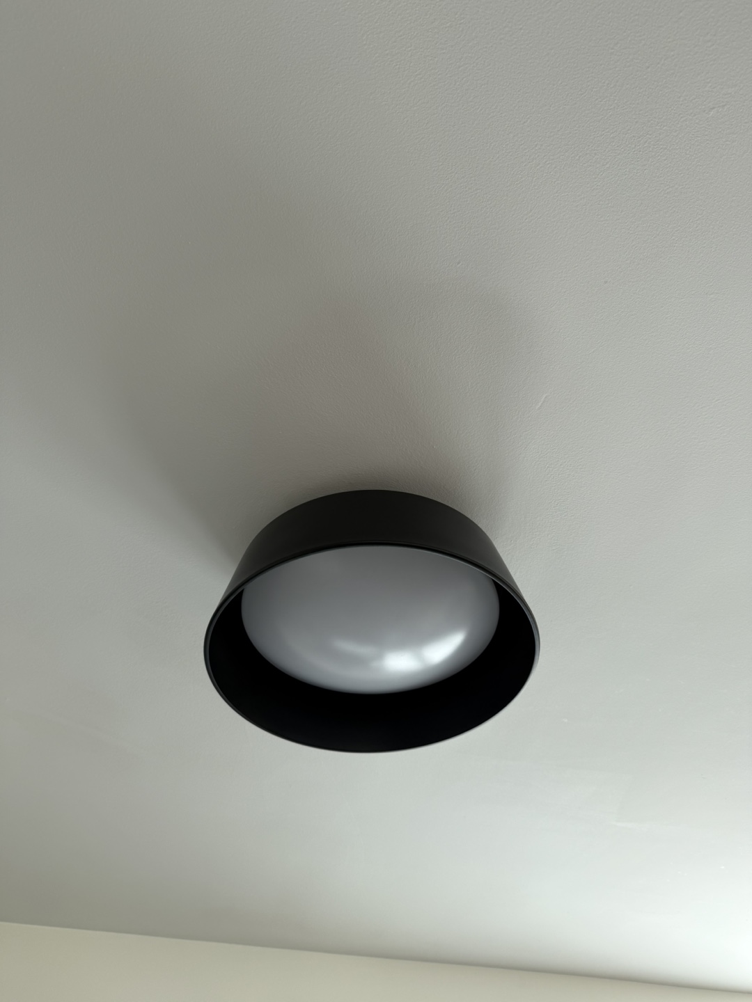 Matte Black LED Flush Mount - photo 3