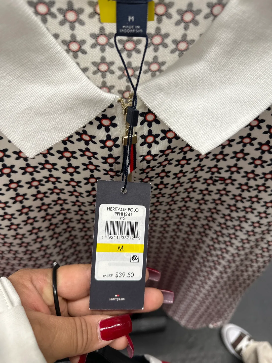 Tommy Hilfiger Women's Floral Polo image indicator(2)