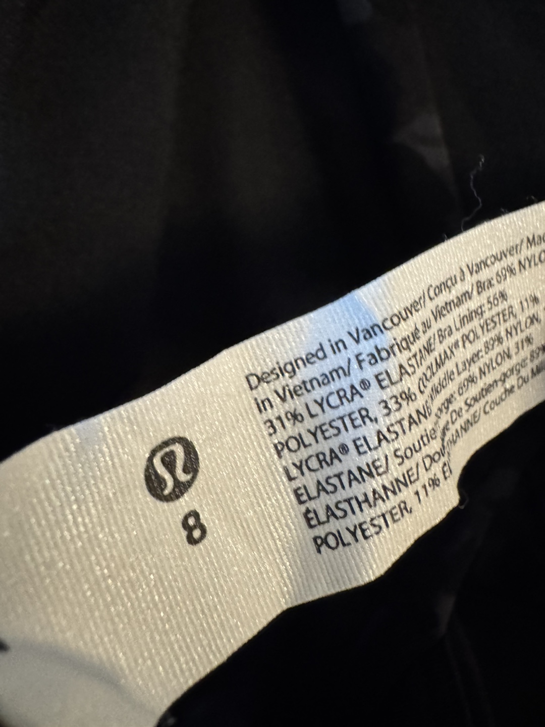Lululemon longline Bra Size 8 - photo 3