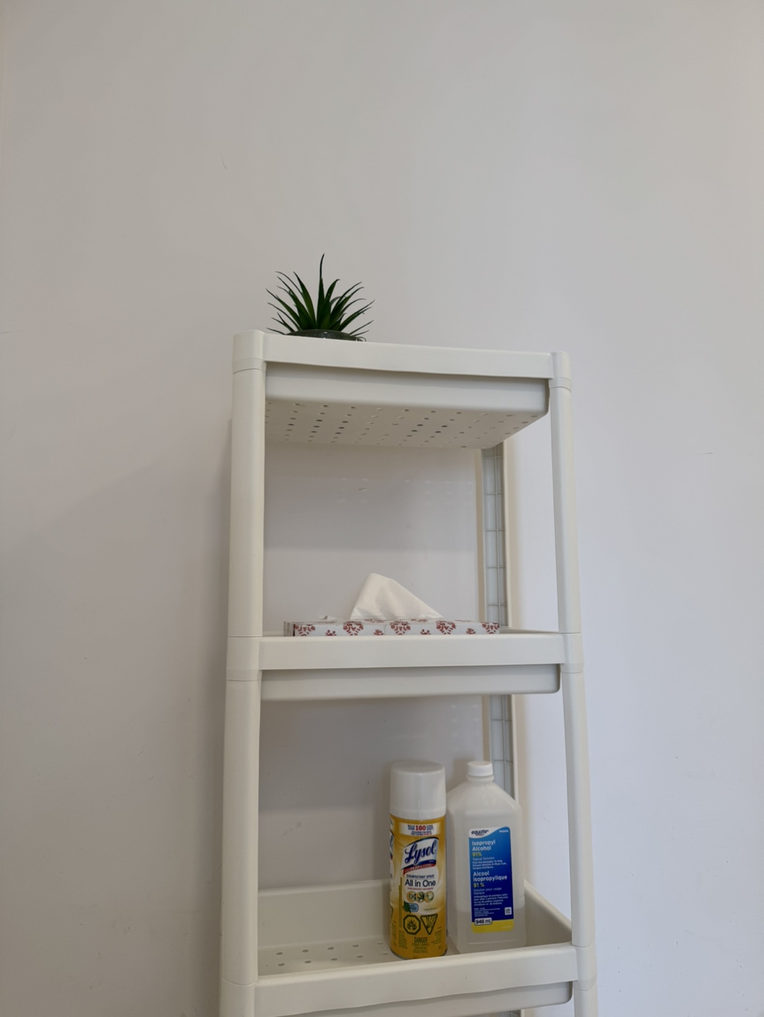 White 4 Tier Storage Shelf - photo 3