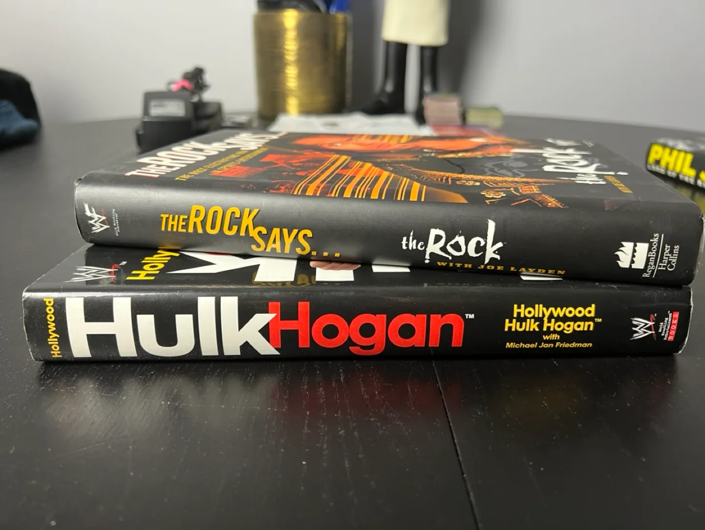 WWE Hardcover Books - Hulk Hogan & The Rock image indicator(3)