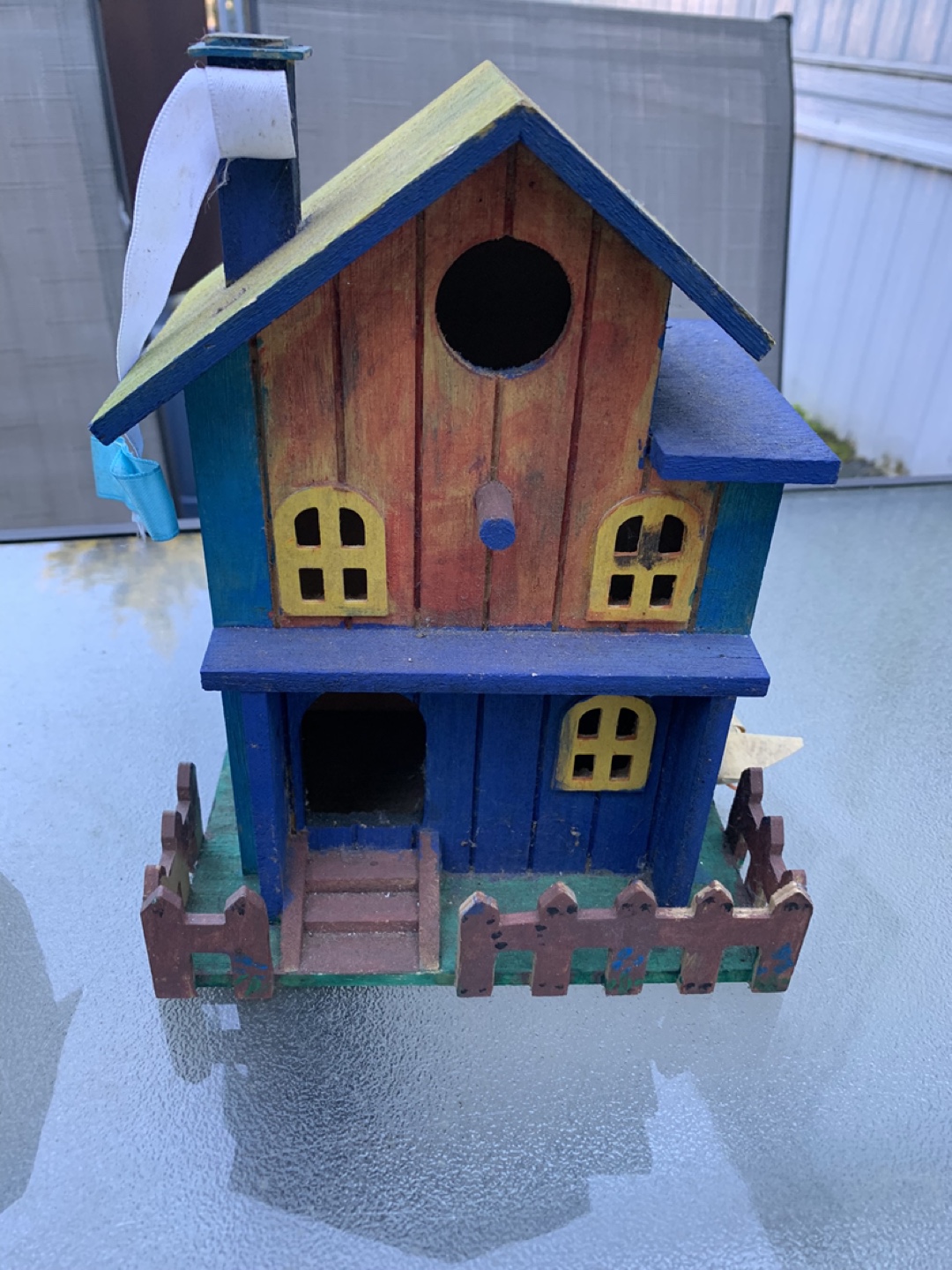 Set of 5 Hand Painted Birdhouses - photo 4