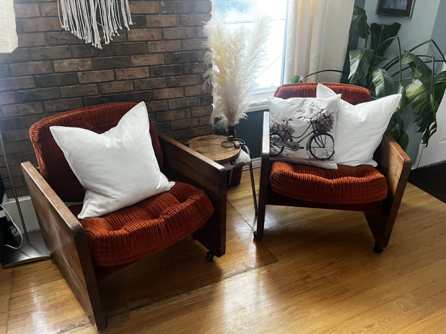 Pair of Vintage Mid-Century Modern Armchairs