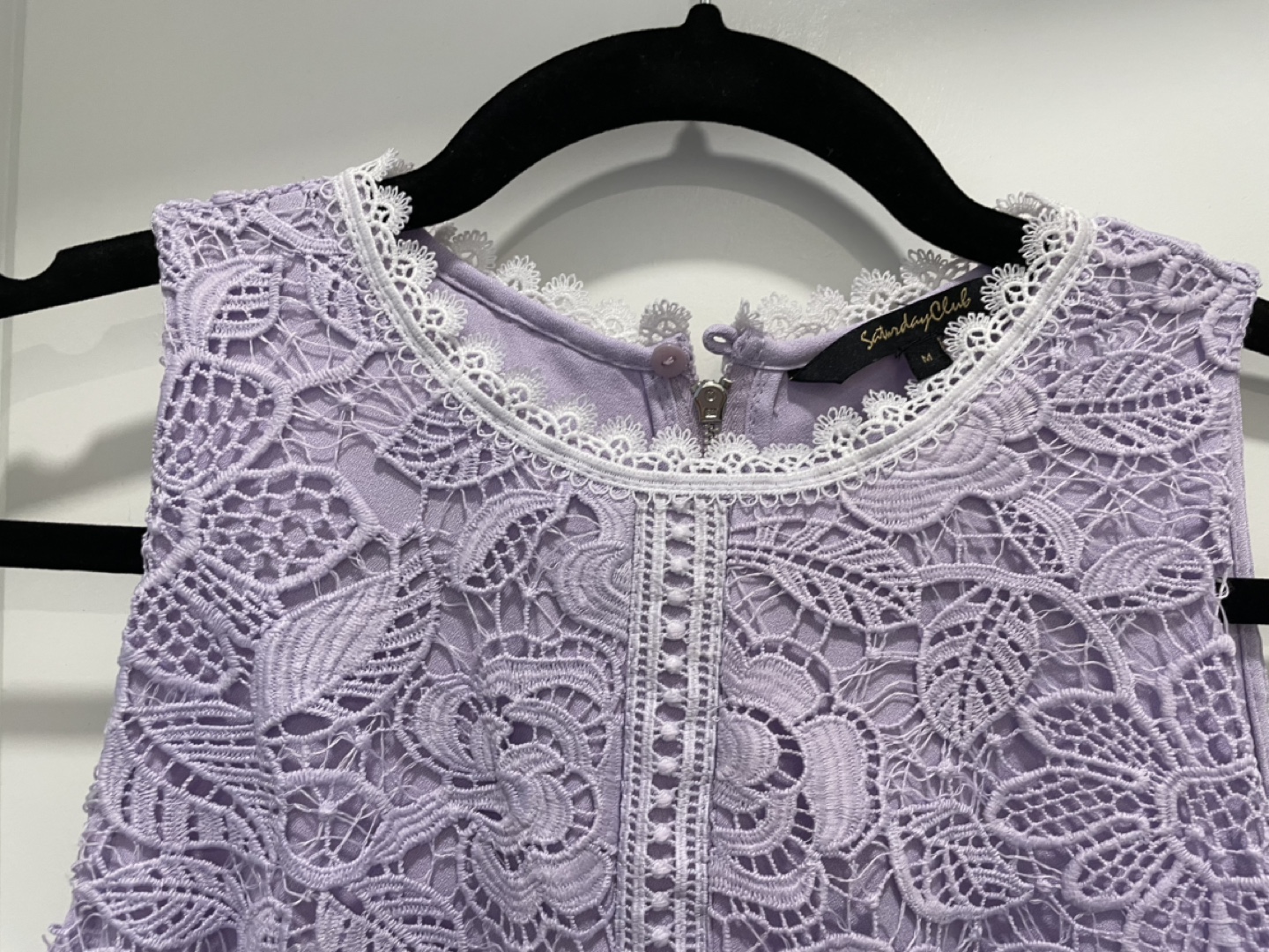 Saturday Club Lavender Lace Dress - Like New! - photo 3