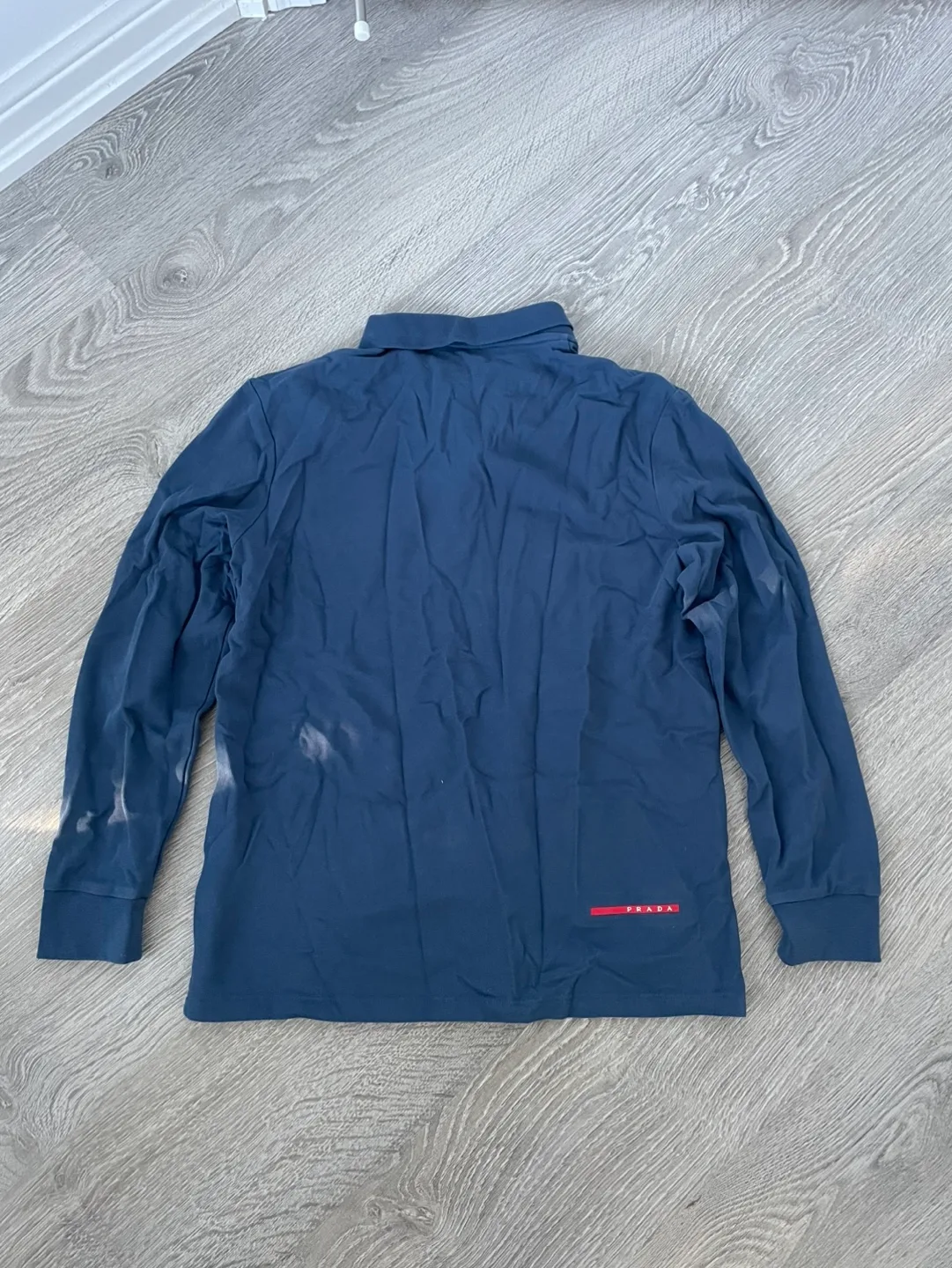 Prada Long Sleeve Polo Shirt Size M image indicator(3)