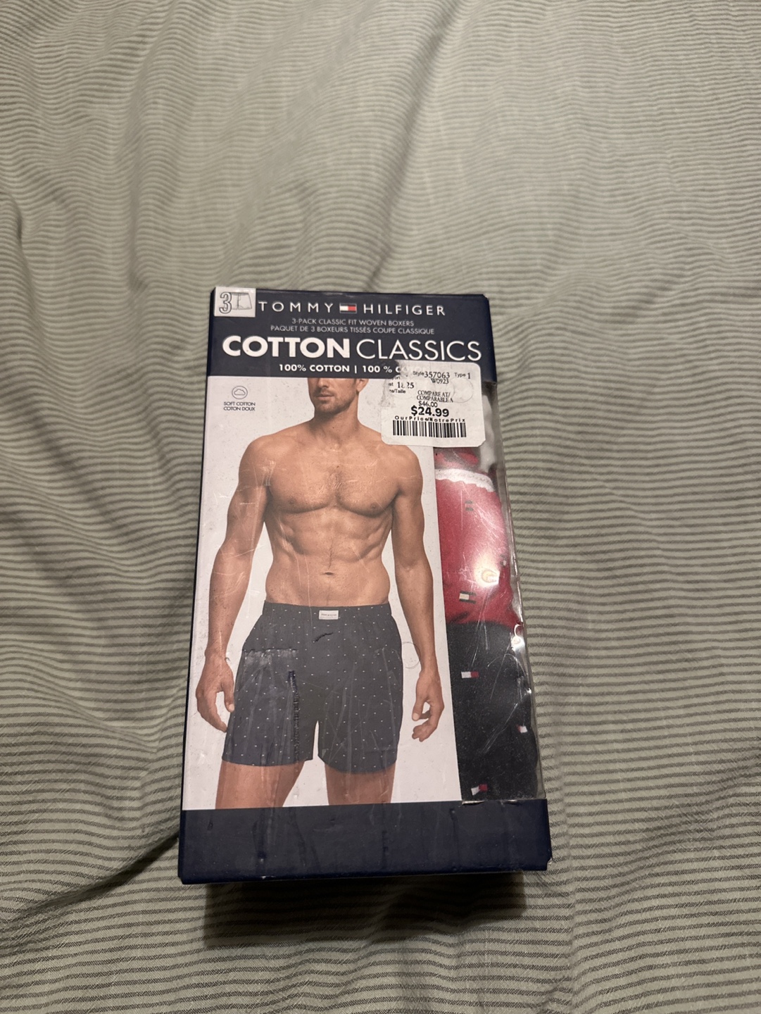 Tommy Hilfiger 3 Pack Cotton Classic Boxer Shorts