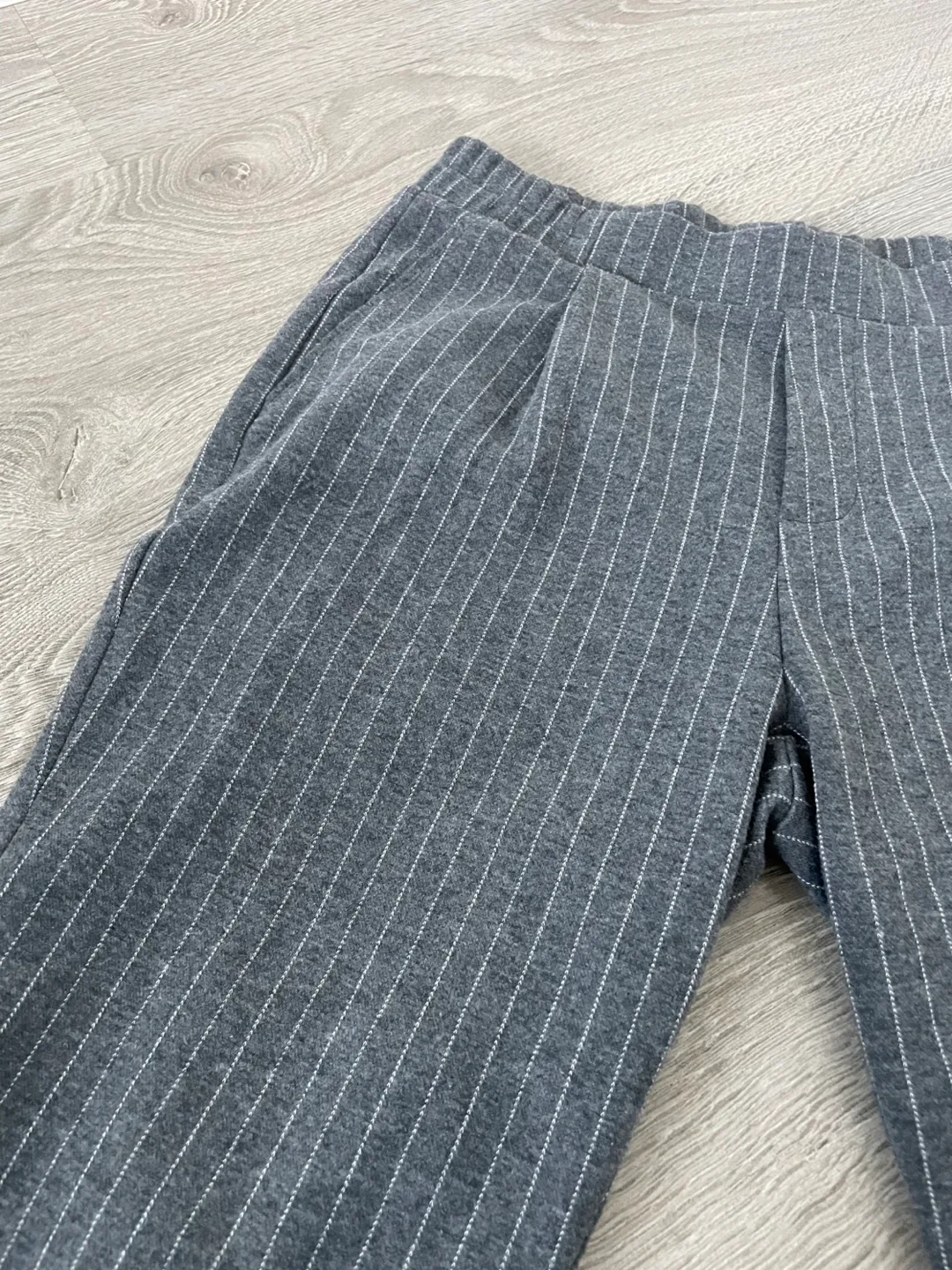 Grey Striped Thick Pants image indicator(2)