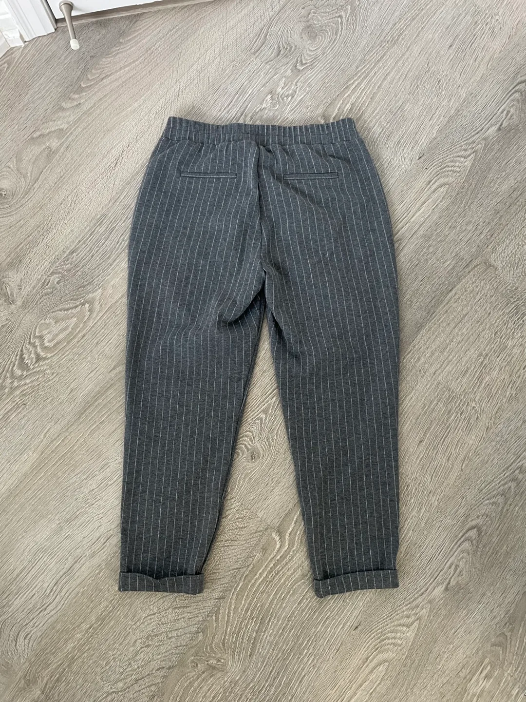 Grey Striped Thick Pants image indicator(3)