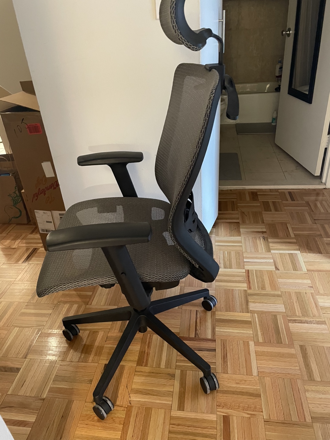 Mesh Office Chair with Headrest - photo 2