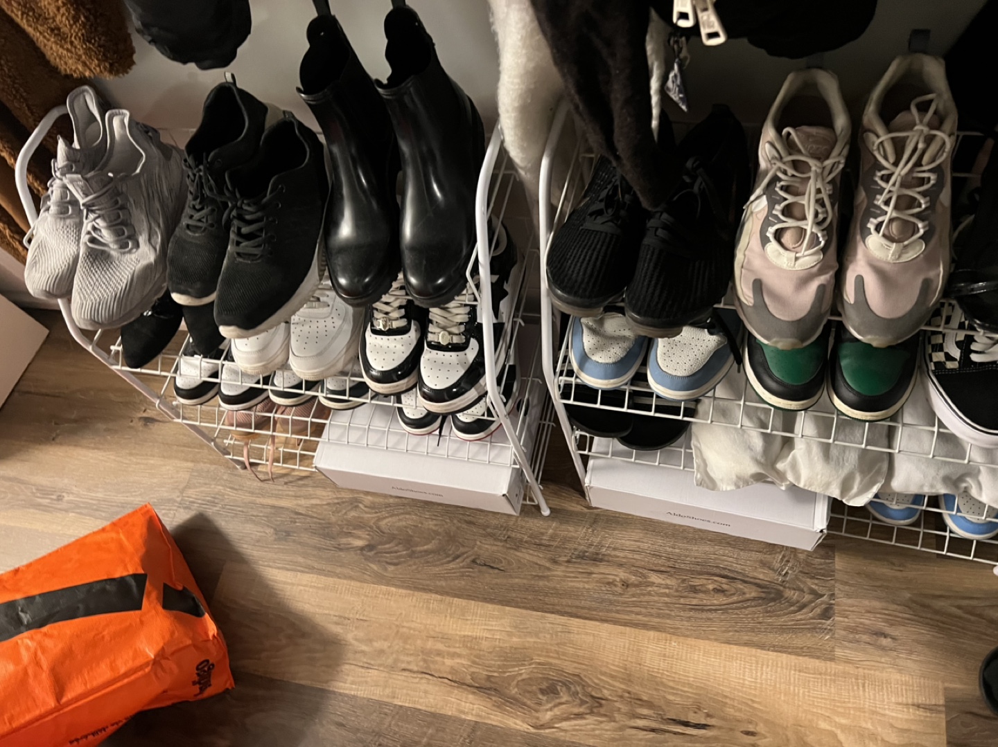 Two Wal-Mart shoe racks - photo 2