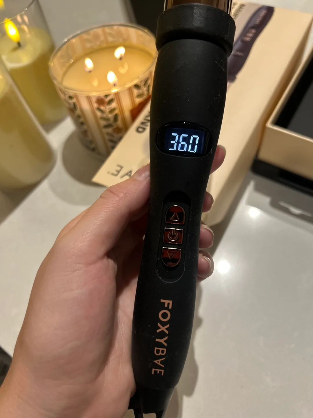 Foxybae Curling Wand 32mm image indicator(5)