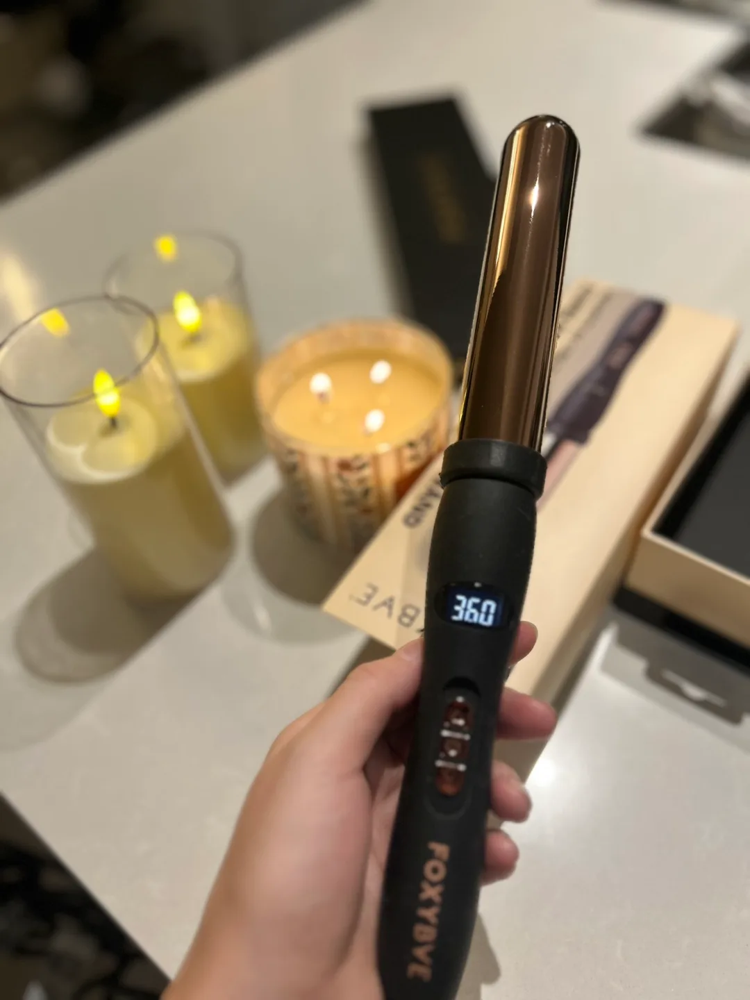 Foxybae Curling Wand 32mm image indicator(3)