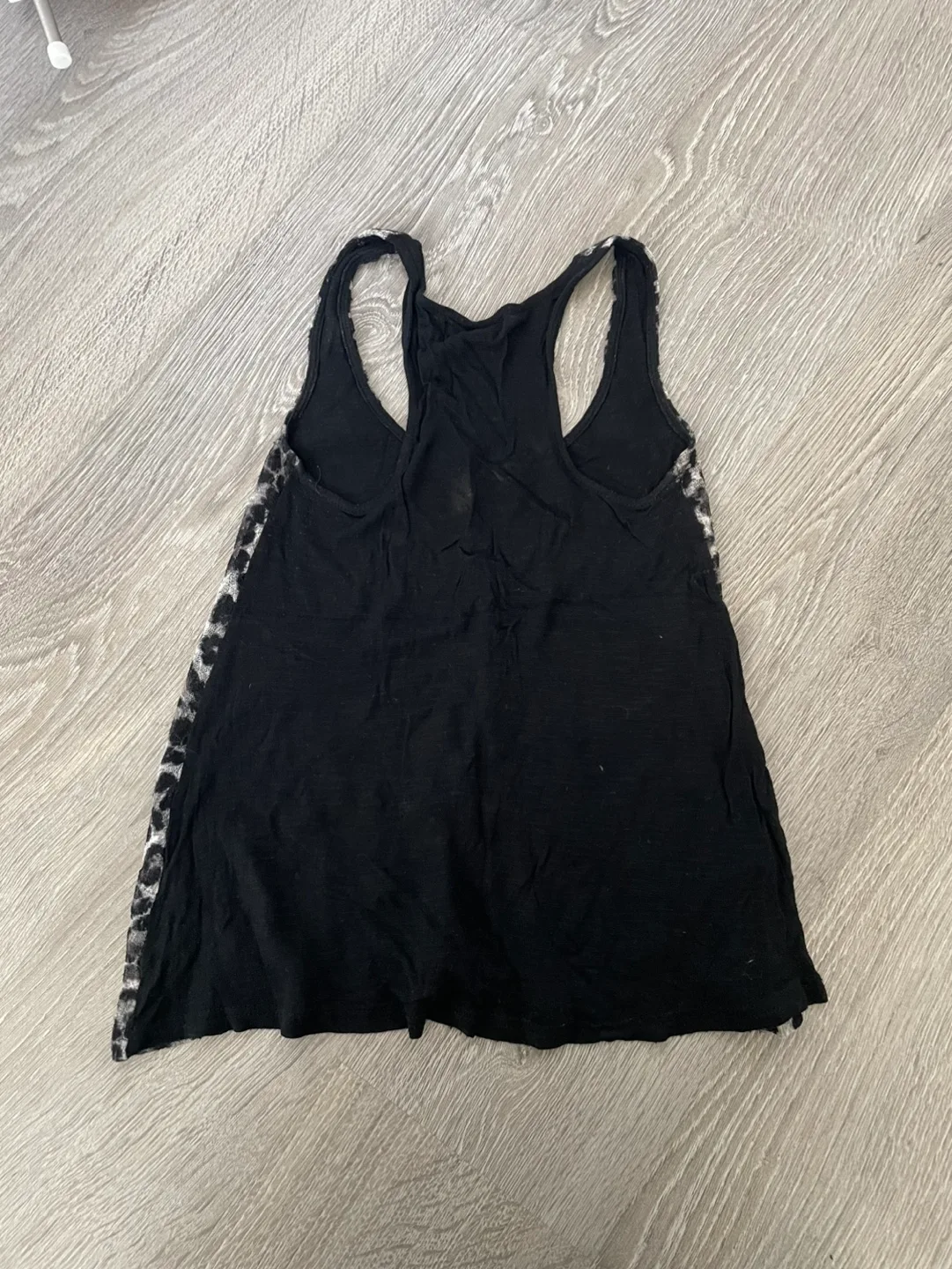 Black and Leopard Print Tank Top image indicator(2)