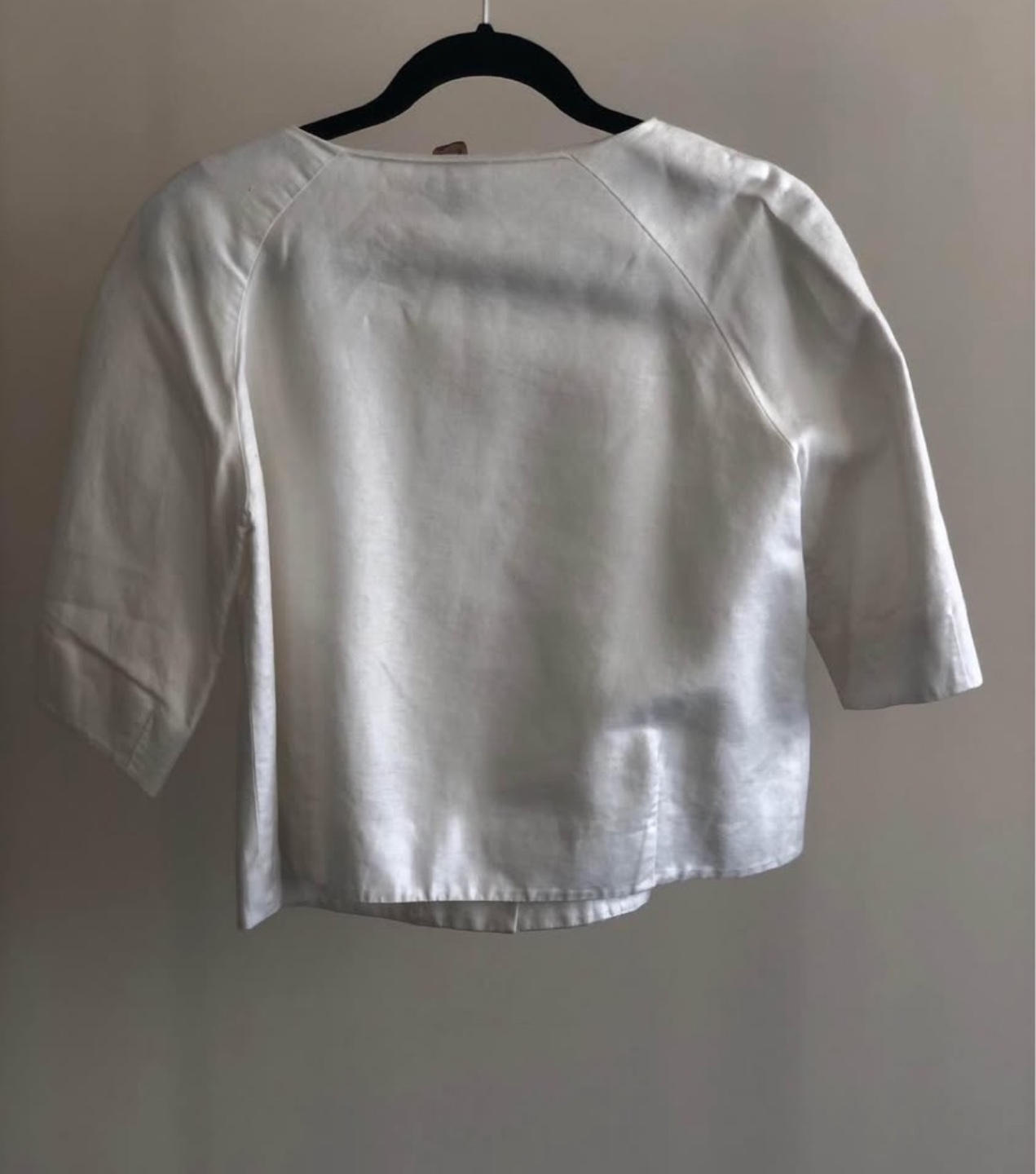 White Linen Blazer - photo 2