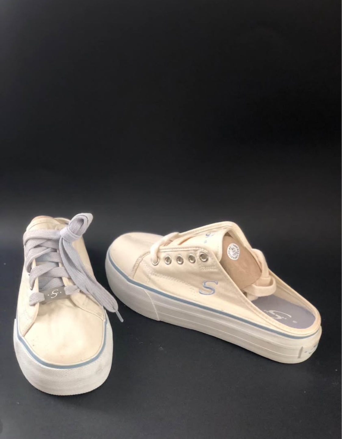 White Platform Sneakers