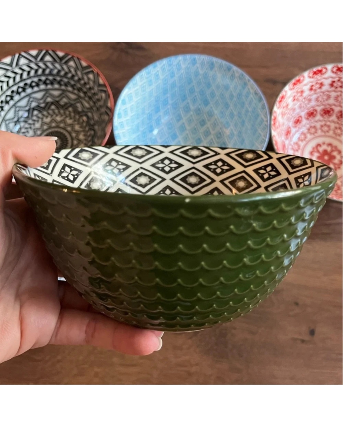 Set of 5 Ceramic Bowls - photo 3