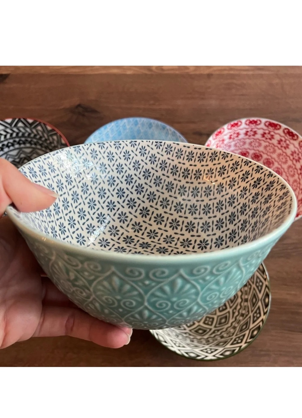 Set of 5 Ceramic Bowls - photo 4