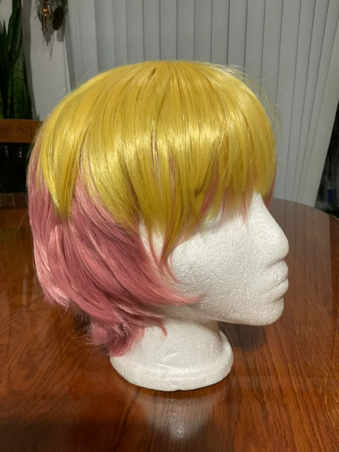 Yellow and Pink Cosplay Wig image indicator(2)